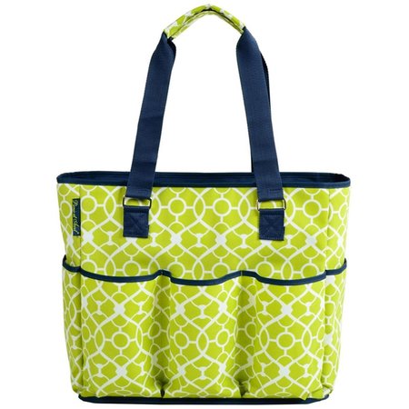 A1 LUGGAGE Large Insulated Multi Pocket Travel Bag, Trellis Green A115879
